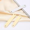 OIMG Double-Hole Stainless Steel Dog Tag