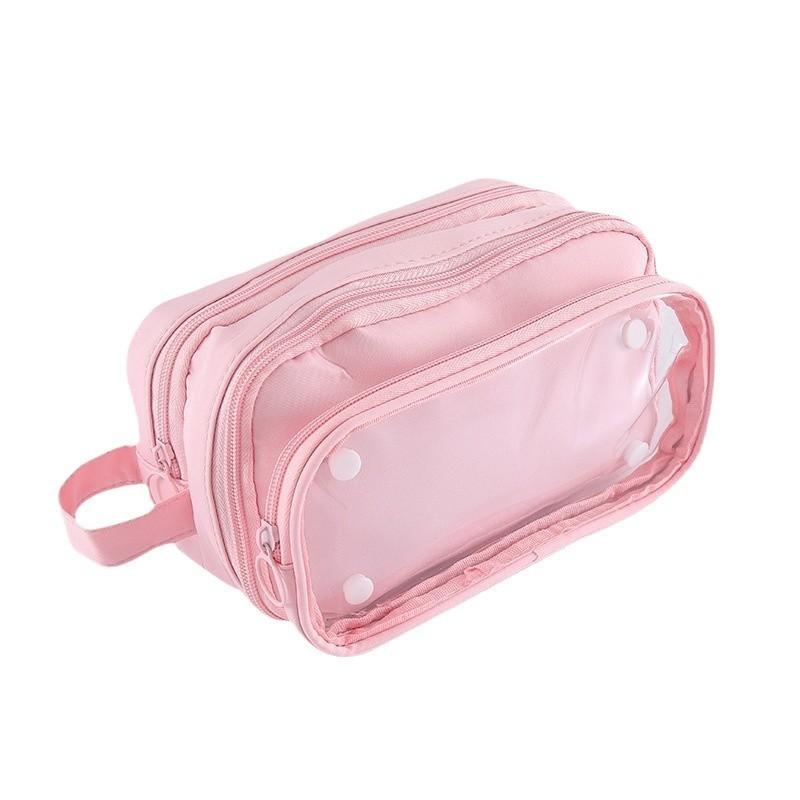 Oxford Fabric Large Capacity Pen Case With Multiple Layers For Students And Office Supplies