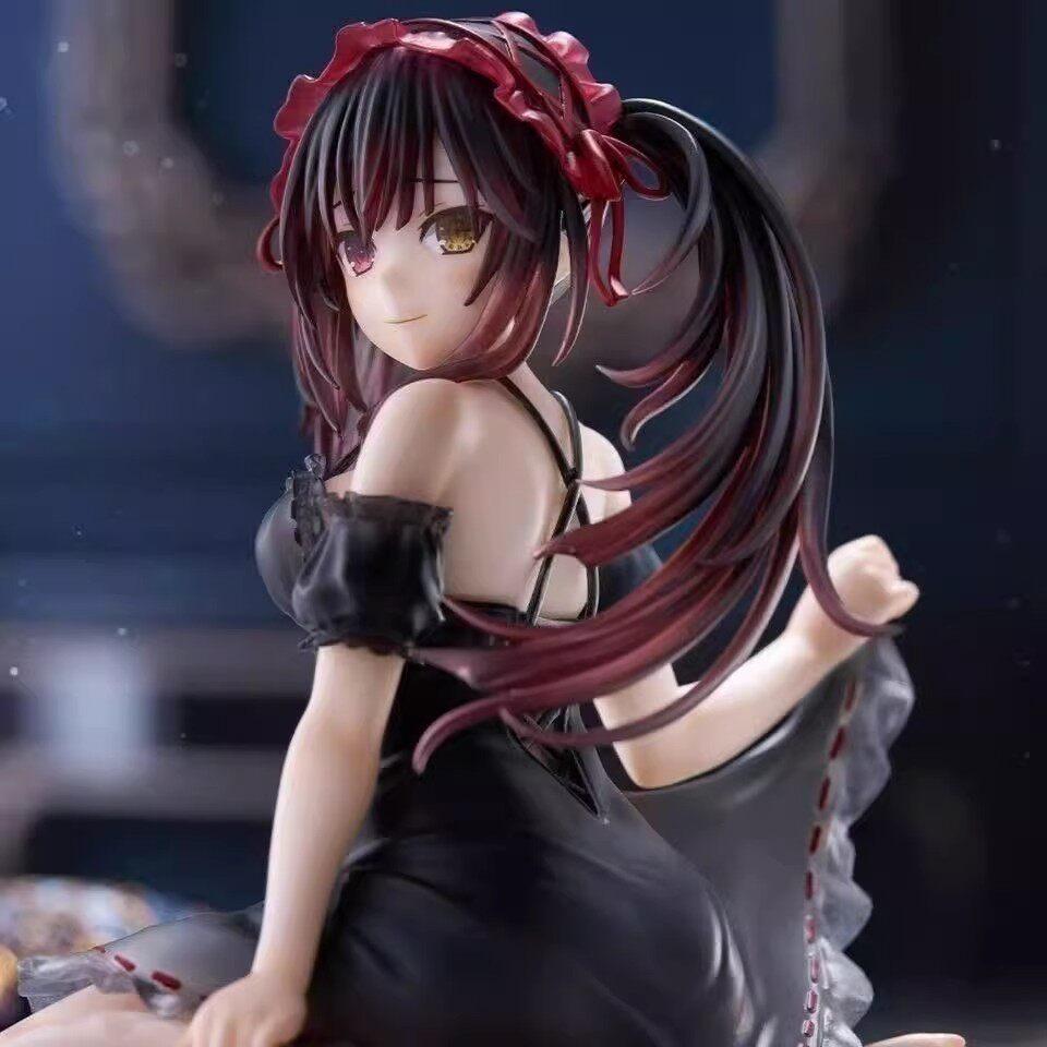 Date A Live Kurumi Tokisaki, Tohka Yatogami Pajamas Casual Outfit Limited Color Version Prize Figure Model Decoration Gift