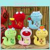 Year The Of Snake Mascot Plush Toy Cute Color Doll Childrens Gifts Holiday