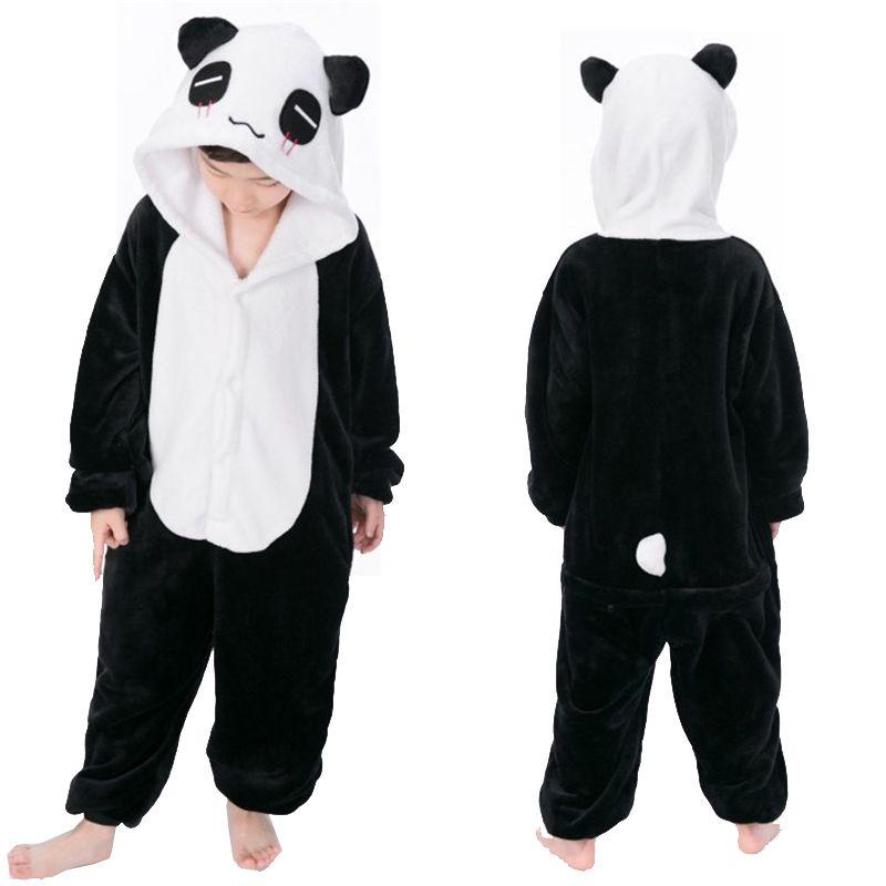 Flanell Tier Pyjama Kinder Cosplay Niedlicher Einteiler Nachtwäsche Party Home Lounge Wear