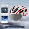 Bicycle Helmet with Goggles, One-Piece Riding Helmet, Men's and Women's Mountain Road Bike Safety Helmet