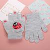 Thicken Warm Mittens Windproof Writing Gloves Cartoon Children Knitted Gloves  For Boys/Girls