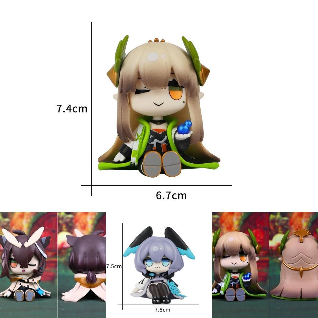 Colorful Q Version Pvc Figure Of Halligaya From Arknights For Display And Collecting