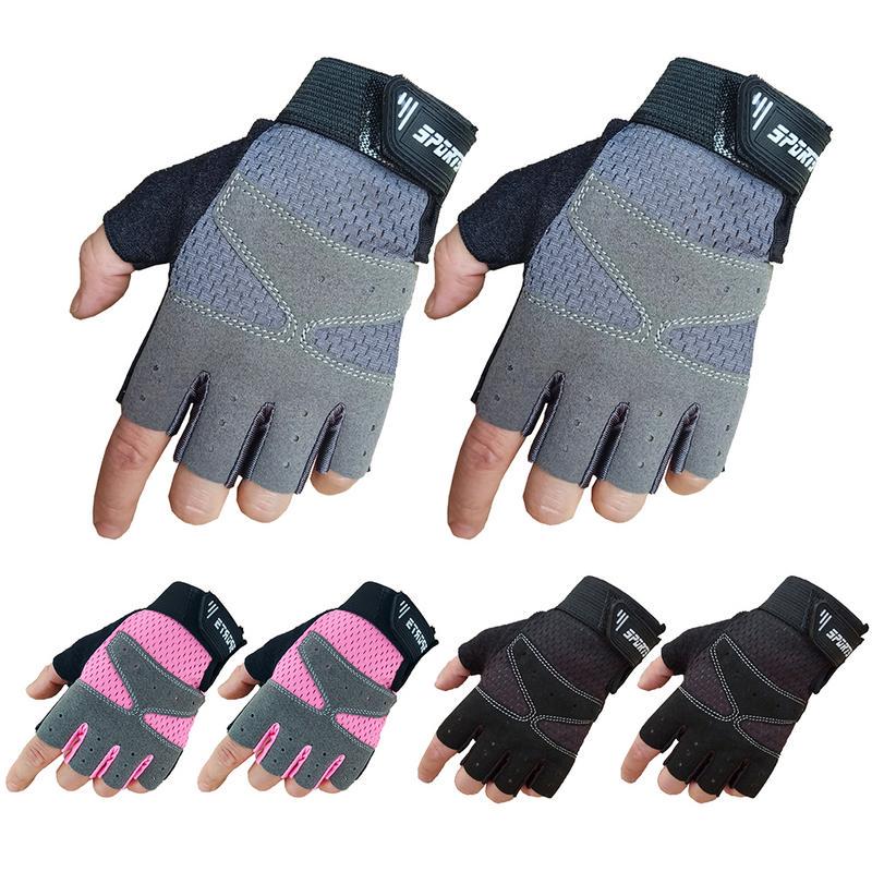 small size Quality Fingerless Cycling Gloves best for women or teenagers PINK