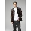 Mens Coat Comfortable Cut Vegetal Genuine Leather Men's Coat