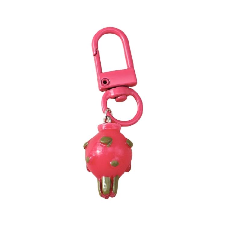 Whimsical Fruit Themed Keyring Decorative Charm For Backpacks Luggage Keys Trendy Accessory Gift