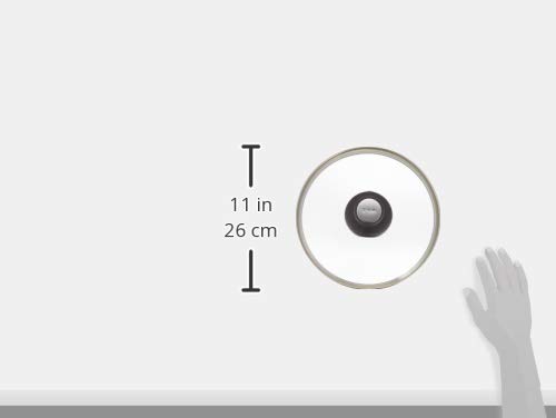 T-fal Glass Lid, 24cm (for Handle-equipped Frying Pans, Pots, and 5.2L Pressure Cookers) X3070009