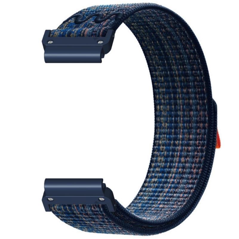 Nylon Rings Straps with Quick Release Clasps Sweatproof Lightweight Design Adjustable Closures Suitable for Watches 47mm