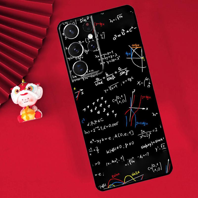 Physic Equations Math Case For Samsung Galaxy S26 S25 S24 Ultra S21 S20 S22 S23 Ultra S10 Plus S25 FE Cover Funda