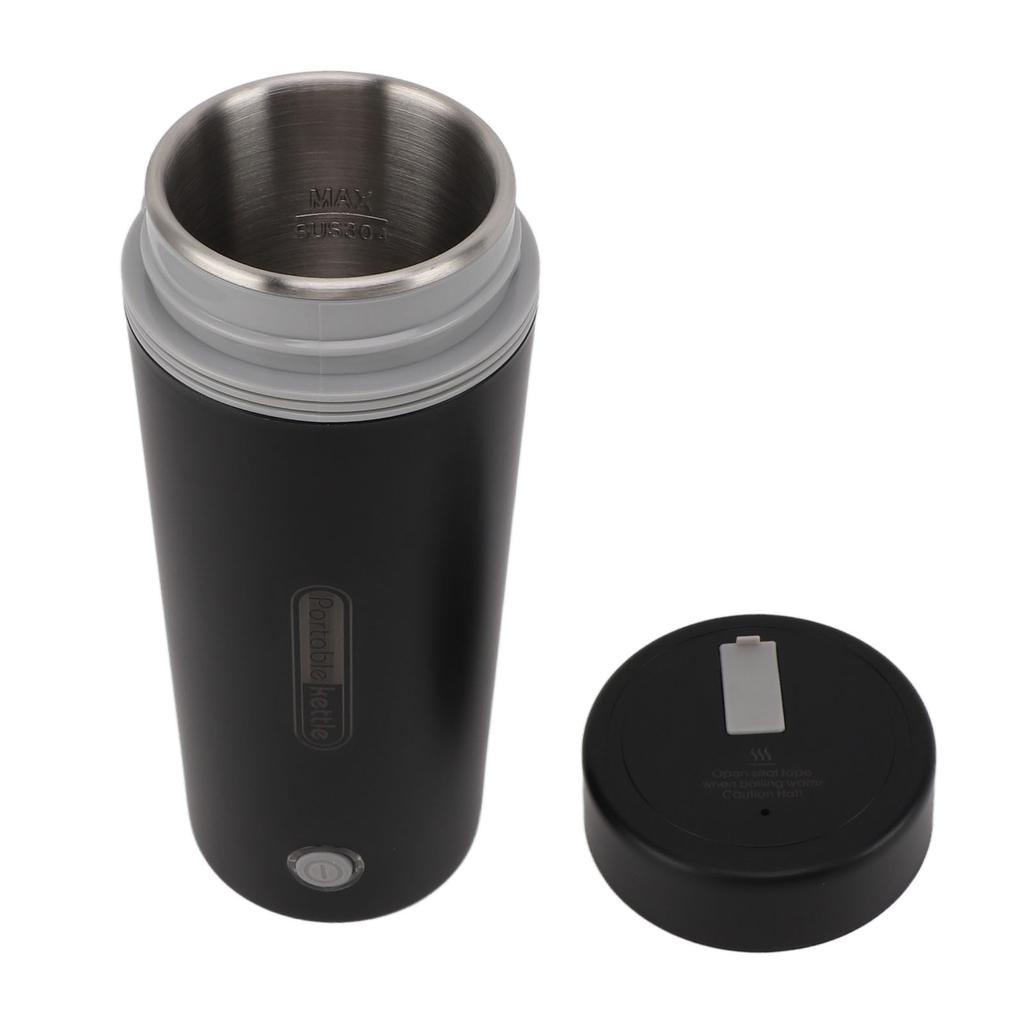 Travel Electric Kettle 300W 350ml Stainless Steel Automatic Insulation Portable Mini Hot Water