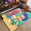 1pc Bubble guppies Design Printed Area Rug Carpet for Bedroom Living Room Home Decor Rugs Mat Non Slip Mat Rug for Bedside