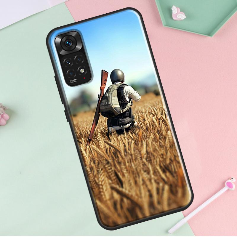Game PUBG For Redmi Note 12 Pro Plus Cover For Redmi Note 10 8 9 11 Pro 12S 11S 10S 9S 9C 10C 12C Case