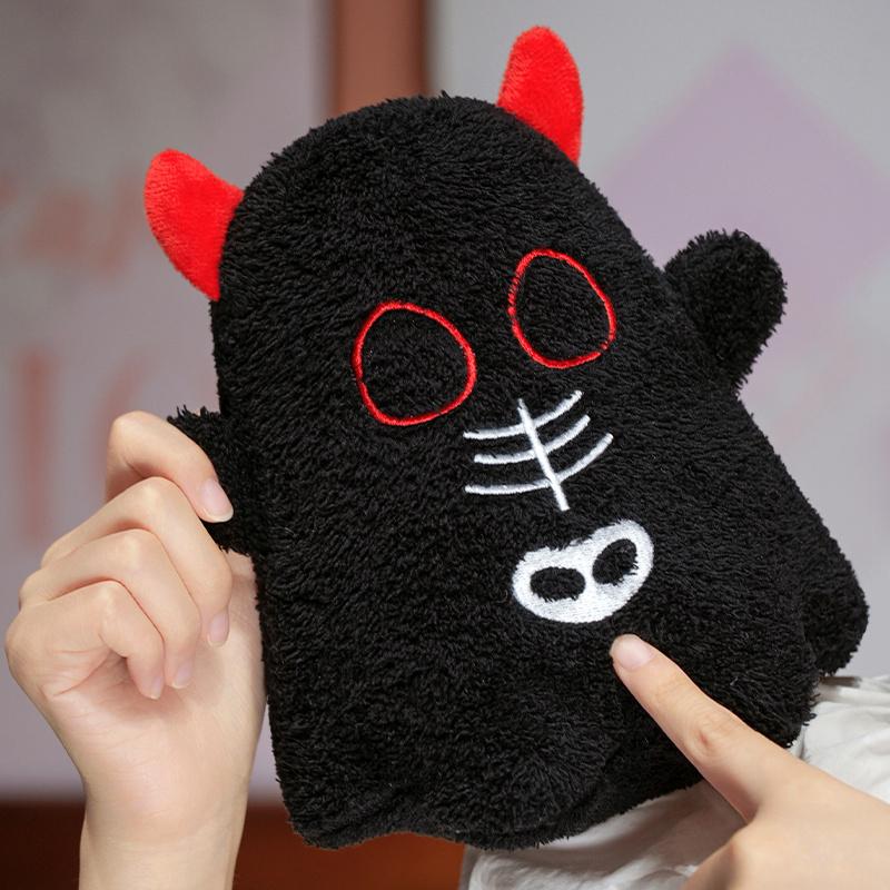 Halloween Spooky Pillows Decorative Throw Pillows Cute Pumpkin/Demon/Ghost/Bat Filled Pillows Furry Spooky Plush Home Decours