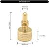 Adjustable Brasses Weight Screw Billiard Equipment Brasses Counterbalances Screw for Pool Cue Improved Stability Control