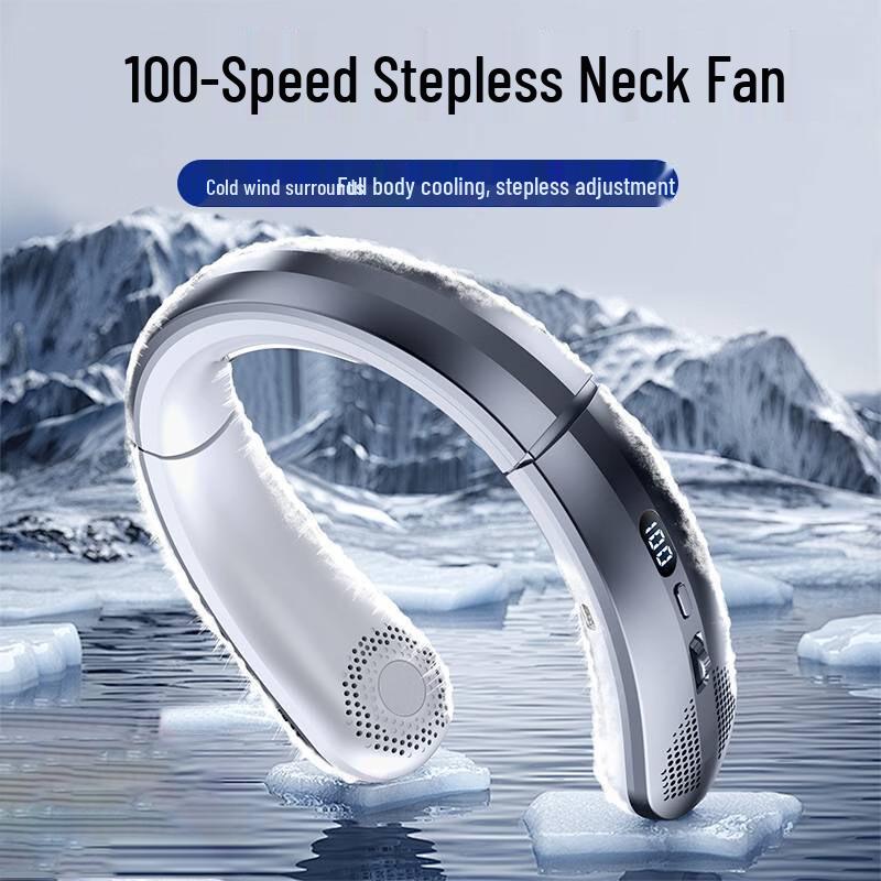 CNDB Portable Digital Display Neck Fan