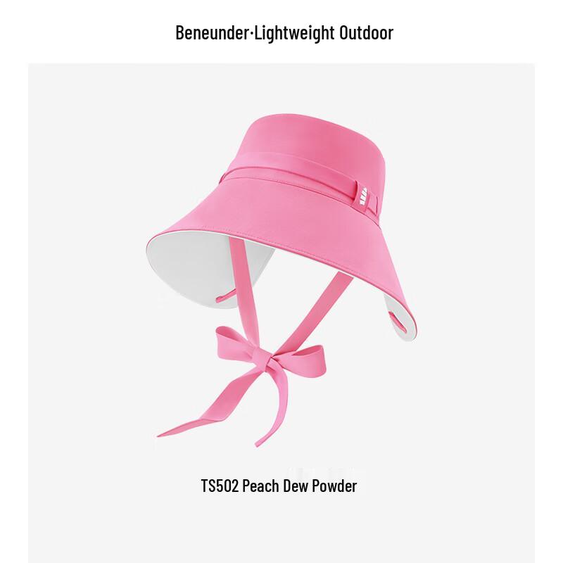 Beneunder Women's UV Protection Ribbon Fisherman Hat