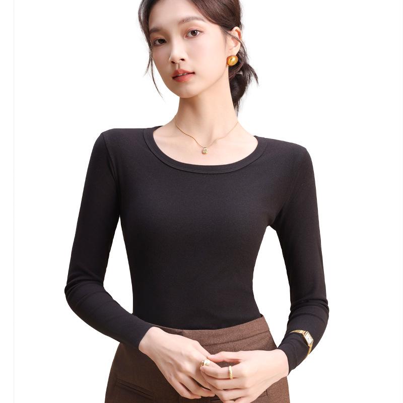 Women's Seamless Thermal Slimming Long Sleeve Undershirt