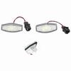 Pair of LED License Plate Lamp White Light 34100S0A013 Fit for Honda CivicPilotAccordOdyssey