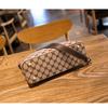 Women's Retro Printed Shell Bag, Fashion Chain Crossbody Shoulder Handbag for Ladies