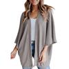 2024 Women's Loose Knit Sweater Cardigan Autumn Winter New T-shirt Top Clothing