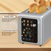 Bread Machine 6 Shade Settings Easy To Clean Digital Timer Toaster with Sound Function Smart Extra Wide Slots Toaster