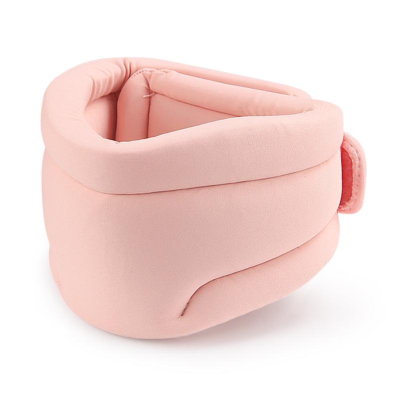 

Neck Support Cervical Brace Adjustable Cervical Collar Soft Durable Foam for Relieve Cervical Pain Airplane Travel Nap Health розовый
