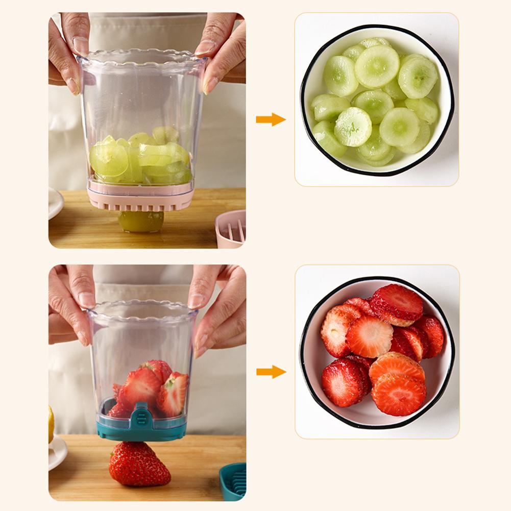 Tăiător de viteză pentru fructe și legume Instrument inovator de tăiat de bucătărie pentru prepararea de salate de fructe