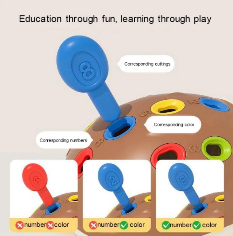 High-Quality Hedgehog High-Quality Montessori High-Quality Baby Play Sets Hand-Eye High-Quality Coordination High-Quality Fine High-Quality Motor