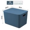 Large Plastic Storage Box for Clothing and Sundries - Ideal for Dorm or Home