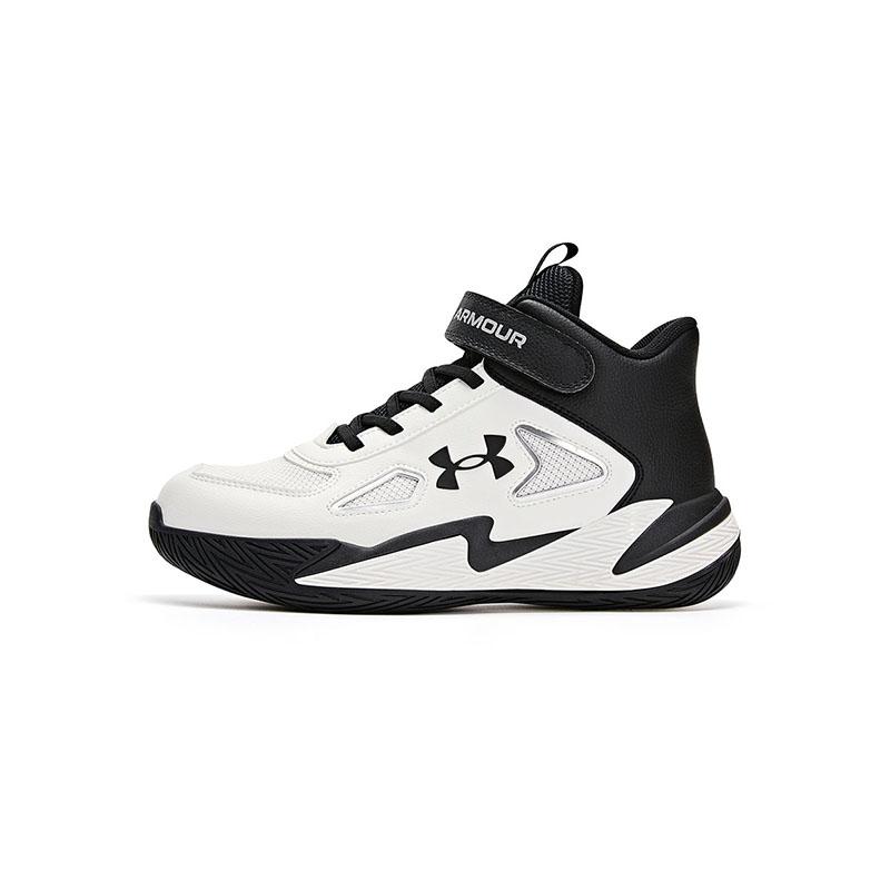 

Under Armour Velcro Sports Shoes Comfortable Non-Slip Shock Absorbing Durable Breathable Warm High Top Kids Basketball Shoes Kids sneaker 2441207 40