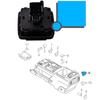A03E-Back Seat 12V Power Outlet For Ford F150 2015-2016 F250/F350 2017 Rear Power Socket FL3Z19N236A
