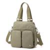 Fashion Soft Leather Large-capacity Travel Backpack, Dual-purpose Single-shoulder Schoolbag