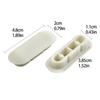 10 Pcs Toilet Seat Buffer Toilet Seats Bumpers Seat Top Cover Cushion Stopper White Bathroom Accessories Gaskets
