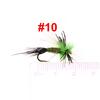 Bimoo 6 Stück #10 Green Drake Spinner Fly Forellenangeln Fly Mayfly Spinner Trockenfliegen