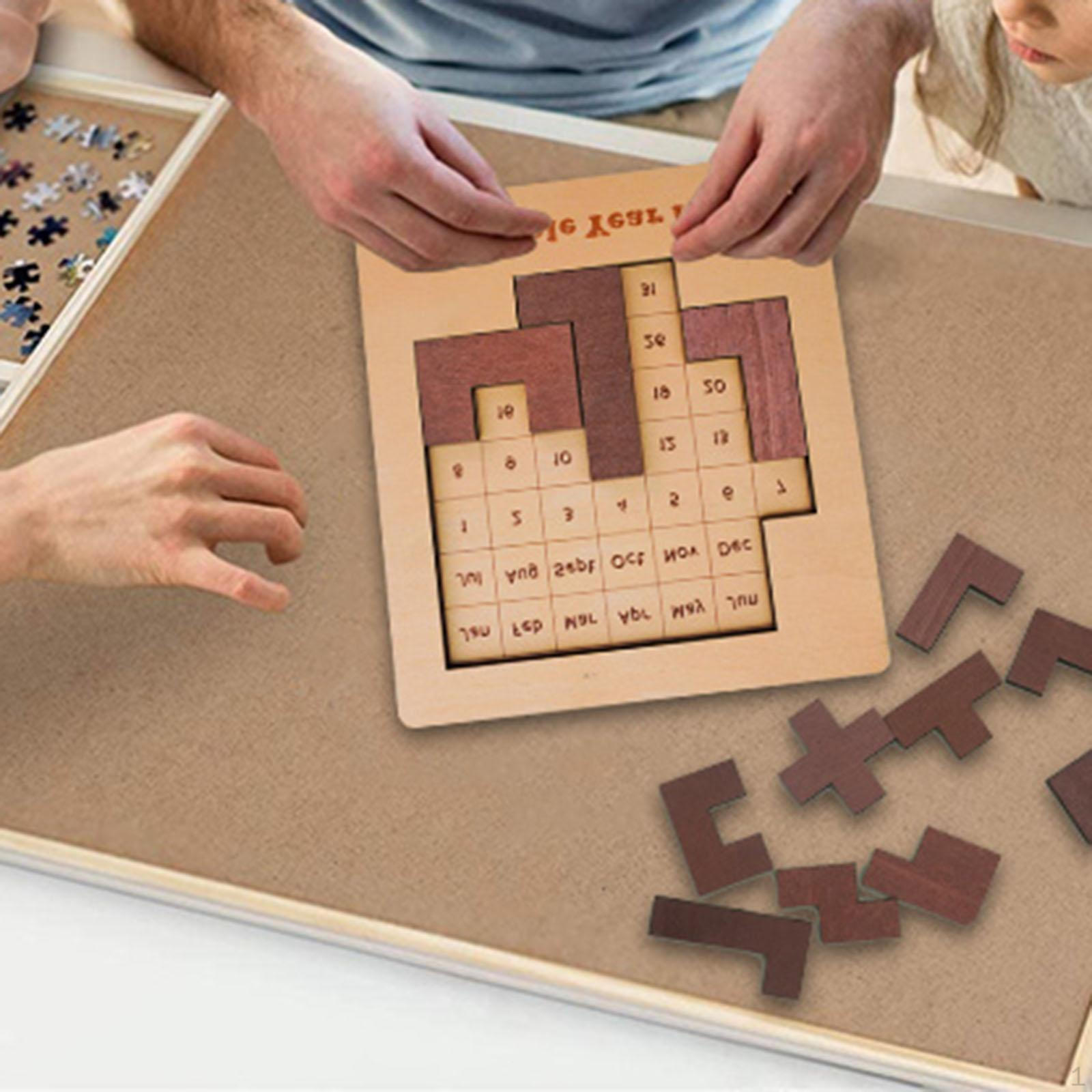 

Ежедневная календарная головоломка, деревянная головоломка, для всех возрастов, задача 365 дней дата геометрический пазл