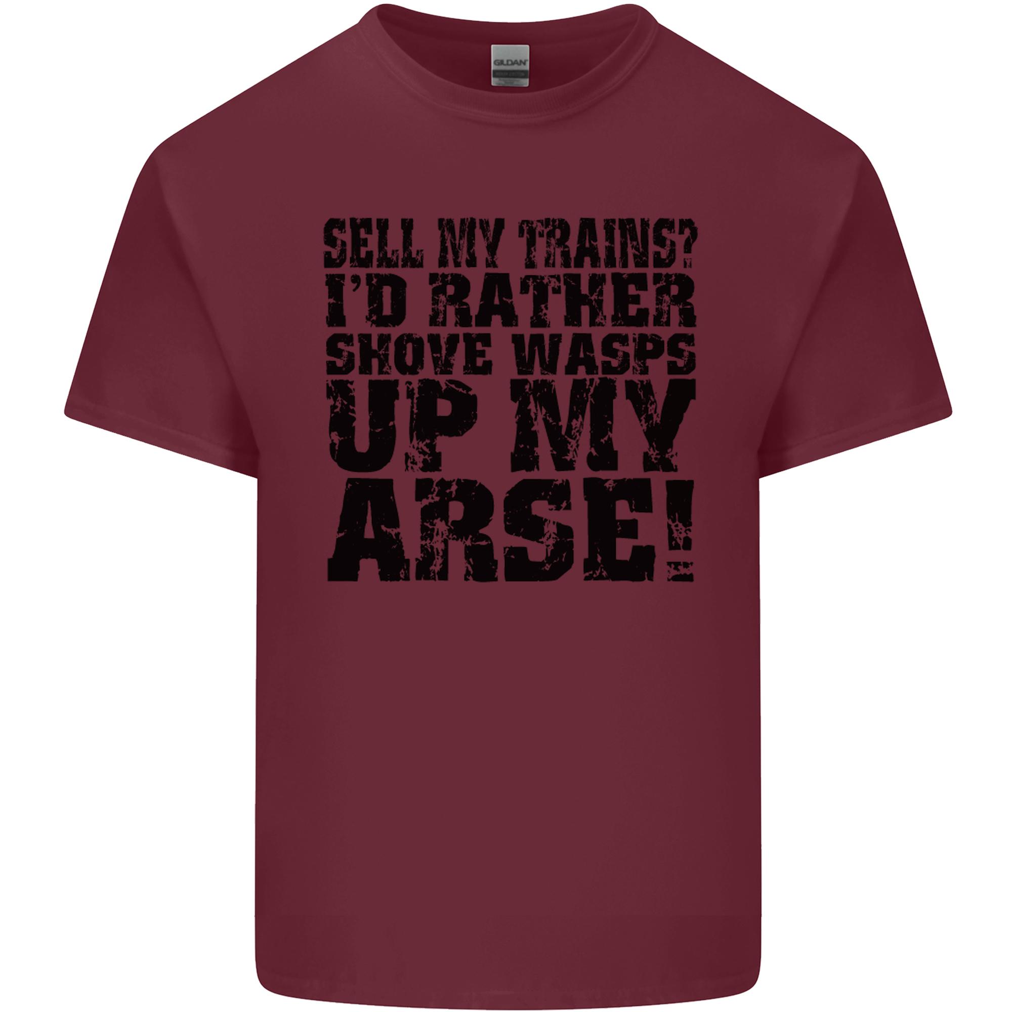 Sell My Trains Trainspotter Trainspotting Unisexs Light Cotton TShirt S