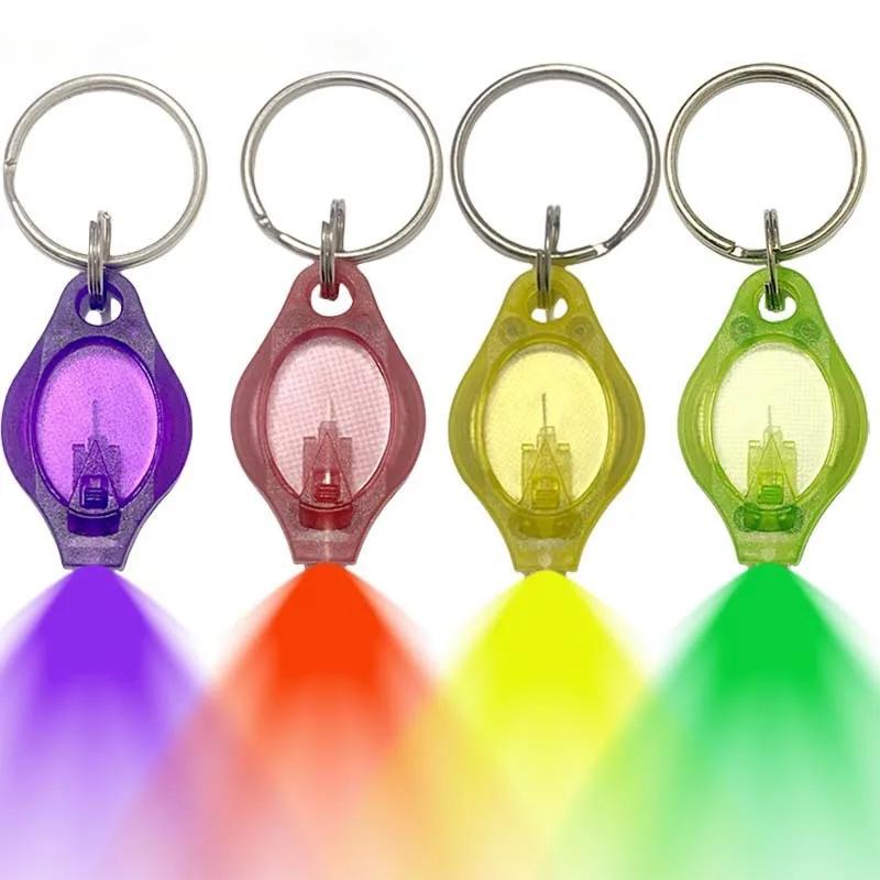 1-10PCS Portable UV Keychain Light Mini LED Flashlight for Counterfeit Money Detection  Outdoor Camping Emergency Tool