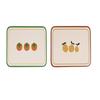 Retro Heat Resistant Placemat Oil-Proof Waterproof Pu Leather Dining Room Table Mat Kitchen Tableware Bistro Bar Home Decor