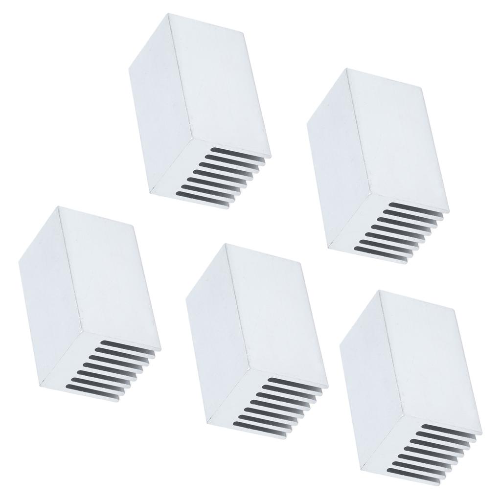 5Pcs Aluminum Heatsink Anodic Oxidation Cooling Heat Sink 51.6x28x28mm for Power Module