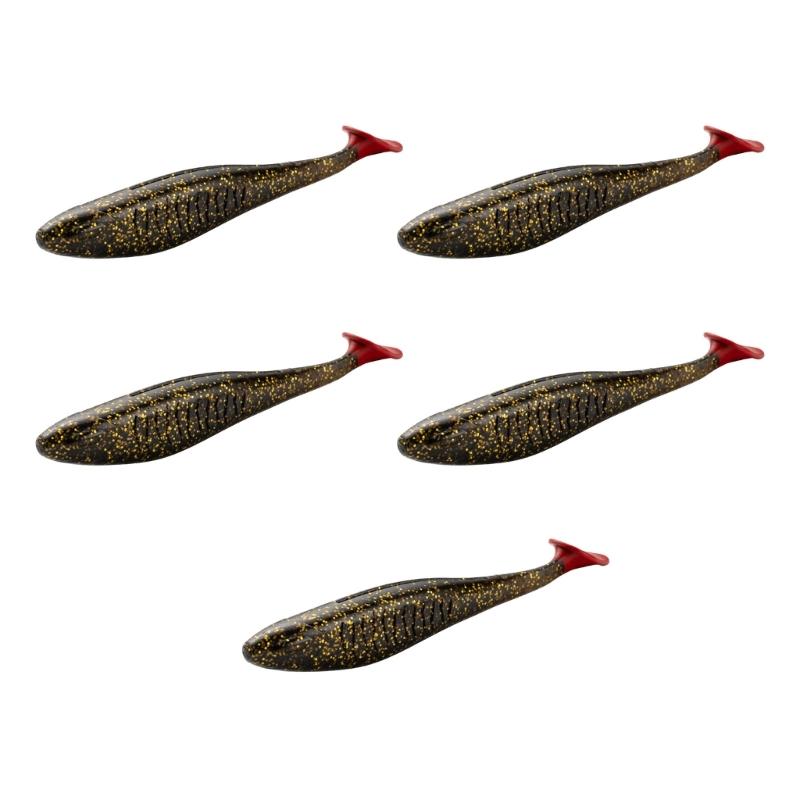 5Pcs 10cm Swim Baits for Saltwater Soft Fishing Lures Paddle Tail Swimbaits Artificial Baits Fishing Lure