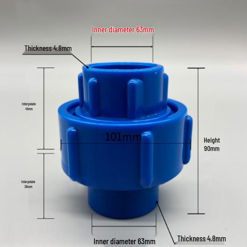 Longdai PVC Union Fitting