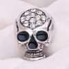Stylish Skull Brooch Sturdy Alloy Gothic Jewelry for Women Detailed Designs Secure Pin Daily Party Gift