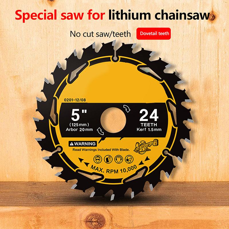 Carbide Circular Saw Blade Wheel Discs Wood Cutting Disc 110/125/132/140/150/165/185Mm Woodworking Saw Blade With 18/24 Teeth