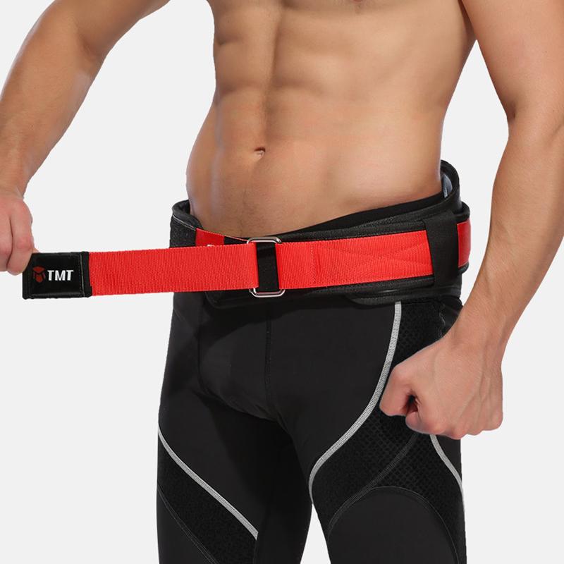 OLIKEI Gewichtheber-Taillenstützgürtel, Fitnessstudio-Fitnessgürtel, Rücken-Lendenwirbelstütze, atmungsaktiver Taillenschutz für Powerlifting, Kreuzheben, Kniebeugen