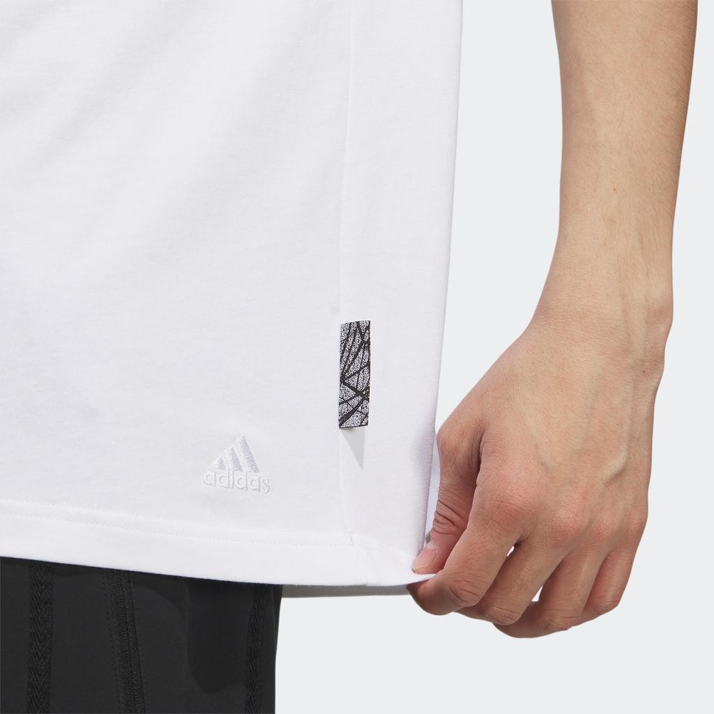 Adidas Wuji Series Long T-Shirt with Graphic Print Men Tops White IA8150