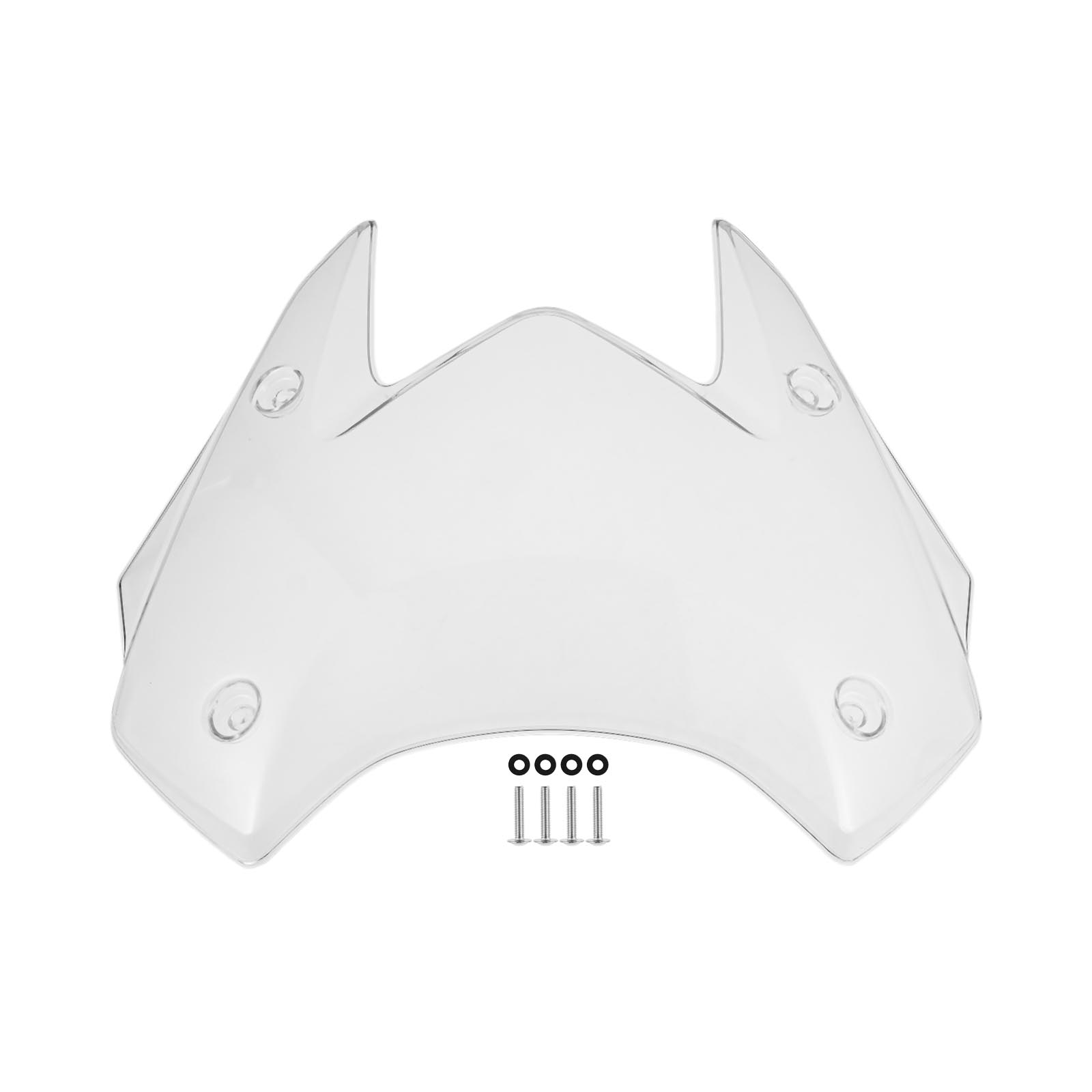 

1Pc Black/Transparent Motorcycle Windshield Motorcycle Windshield Windshield Cover Sun Visor Deflector For Yamaha TMAX560 22-23 прозорий