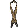 Fender Canadian Musical Instrument Strap Pasadena Woven Strap, Yellow Lotus, 2"