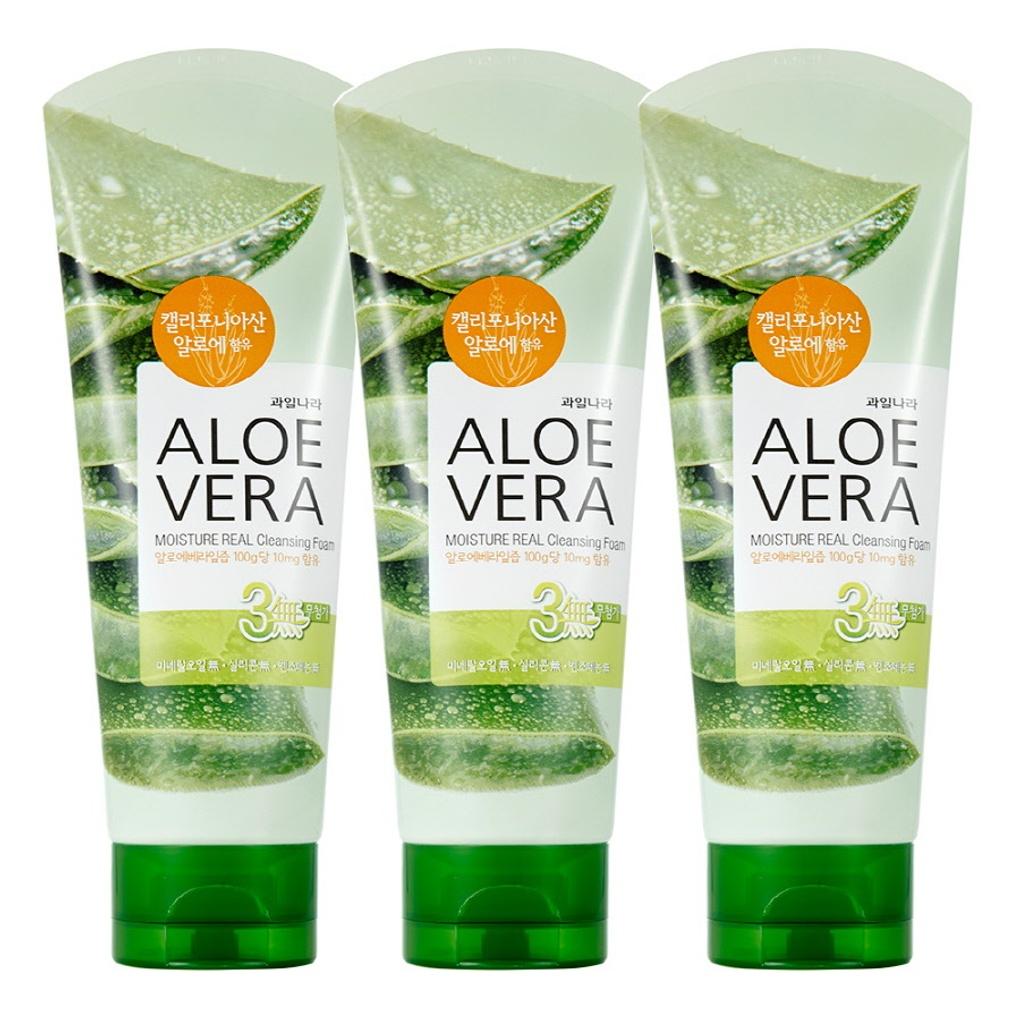 

Fruit Nara Aloe Vera 98% Cleansing Foam 150g x 3