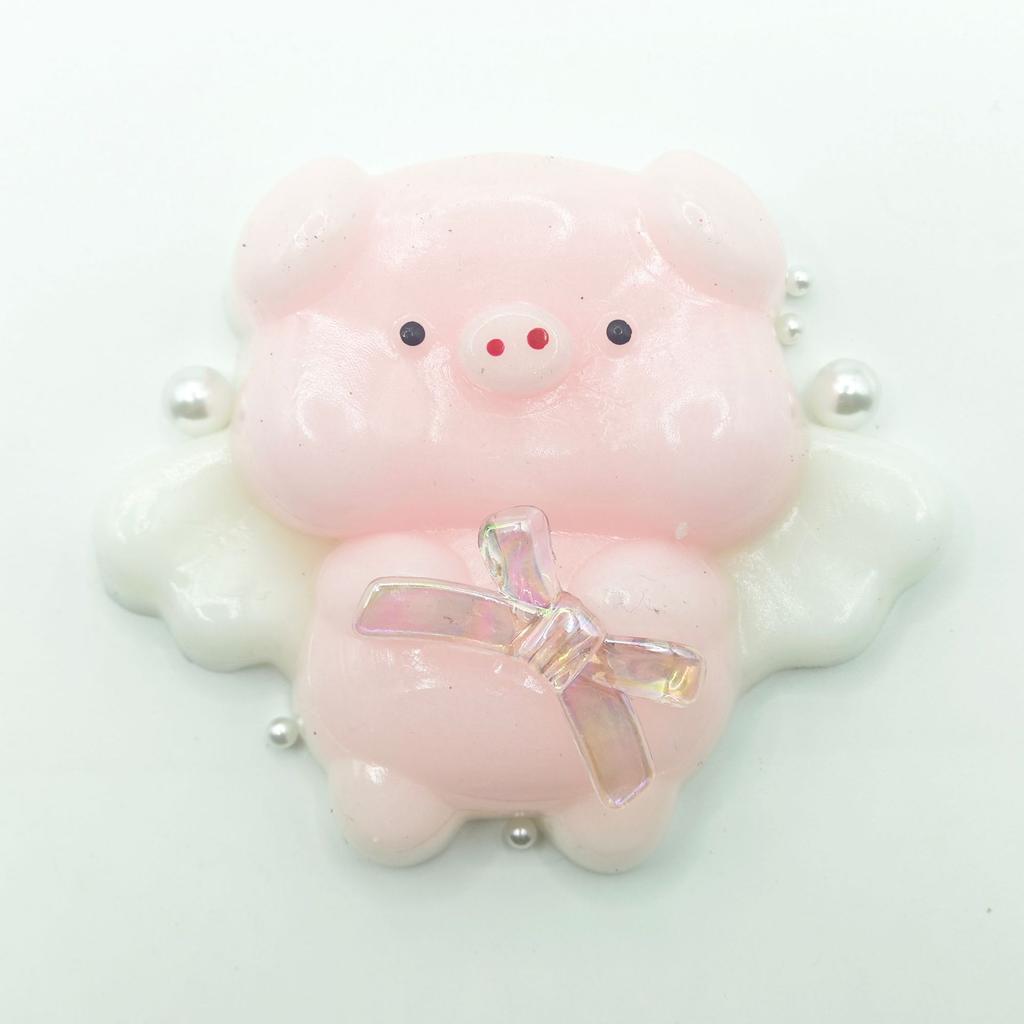 Kawaii Plush Bunny Angel Sheep Pig Curly Dog Ooze Feeling Relief Stress Squeeze Irritability Fingertip Toys Kids Squishy Gifts